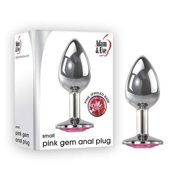 Adam & Eve Pink Gem Anal Plug - Small - LOVEBEE