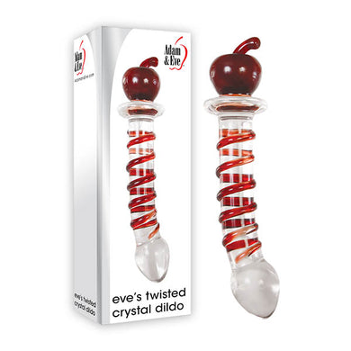 Adam & Eve Eve's Twisted Crystal Dildo - LOVEBEE