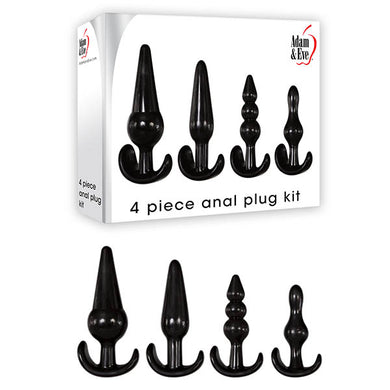 Adam & Eve 4 Piece Anal Plug Kit - LOVEBEE