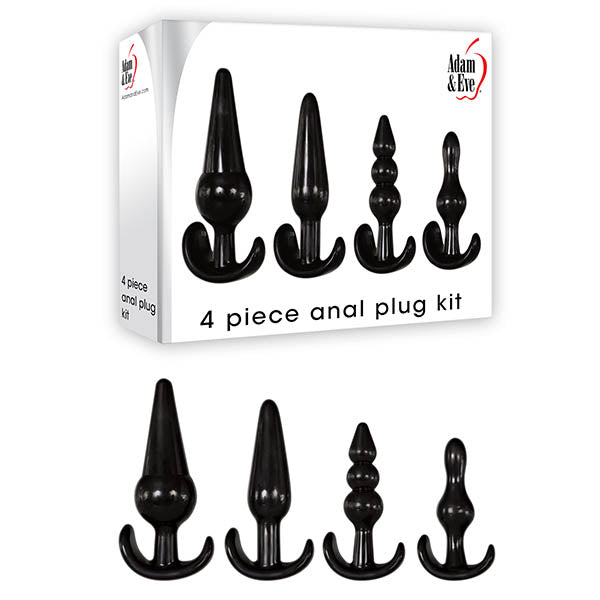 Adam & Eve 4 Piece Anal Plug Kit - LOVEBEE