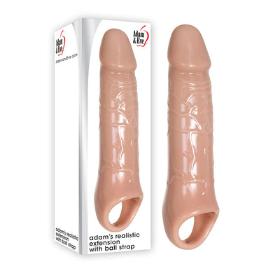 Adam & Eve Realistic Extension with Ball Strap - LOVEBEE