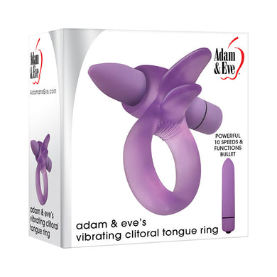 Adam & Eve Vibrating Clitoral Tongue Ring - LOVEBEE