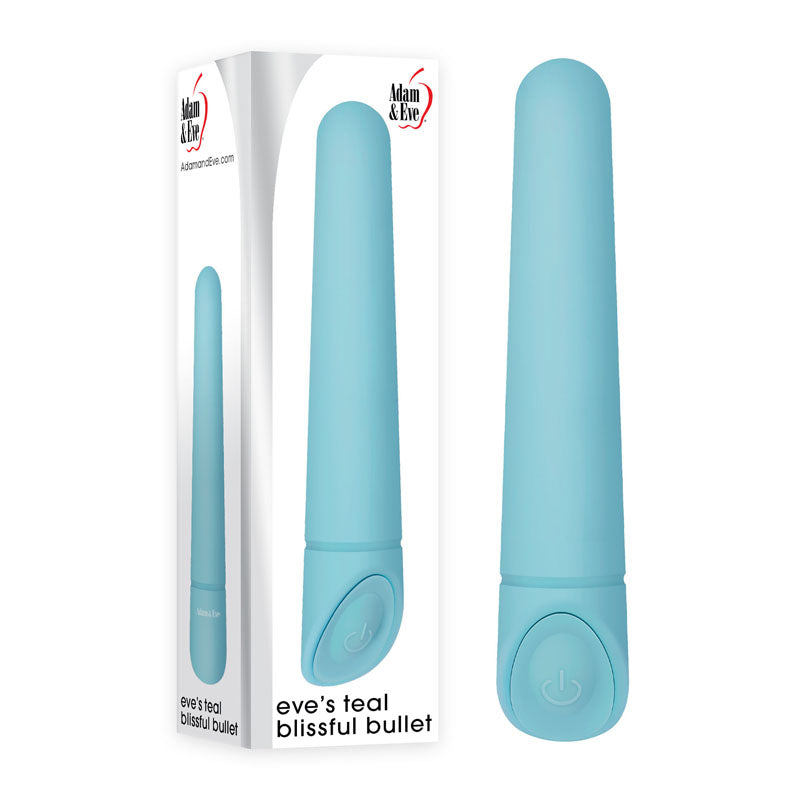 Adam & Eve Eve's Teal Blissful Bullet - LOVEBEE