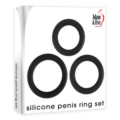 Adam & Eve Silicone Penis Ring Set - LOVEBEE