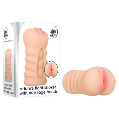 Adam & Eve Adam's Tight Stroker With Massage Beads - LOVEBEE