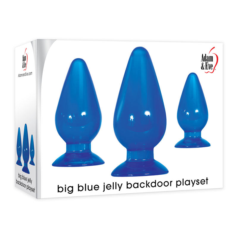 Adam & Eve Big Blue Jelly Backdoor Playset - LOVEBEE