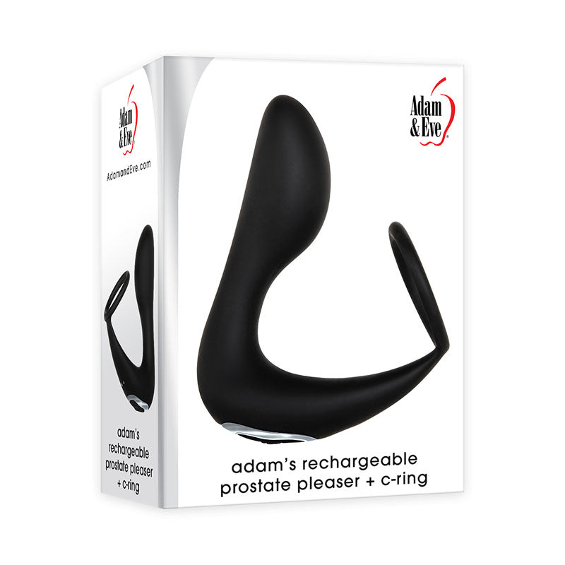 Adam & Eve Adam's Rechargeable Prostate Pleaser & C-Ring - LOVEBEE