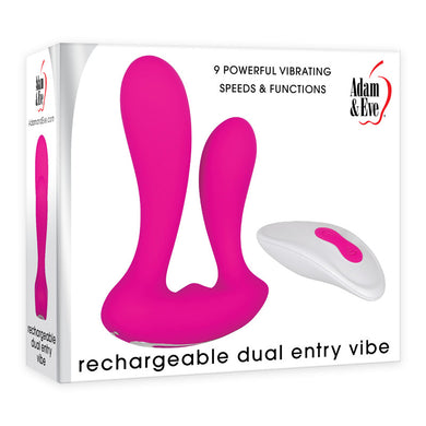 Adam & Eve Rechargeable Dual Entry Vibe - LOVEBEE