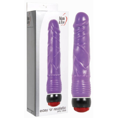 Adam & Eve Easy O Realistic Jelly Vibe - LOVEBEE