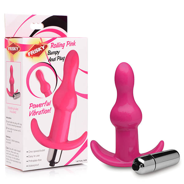 Frisky Bumpy Vibrating Anal Plug