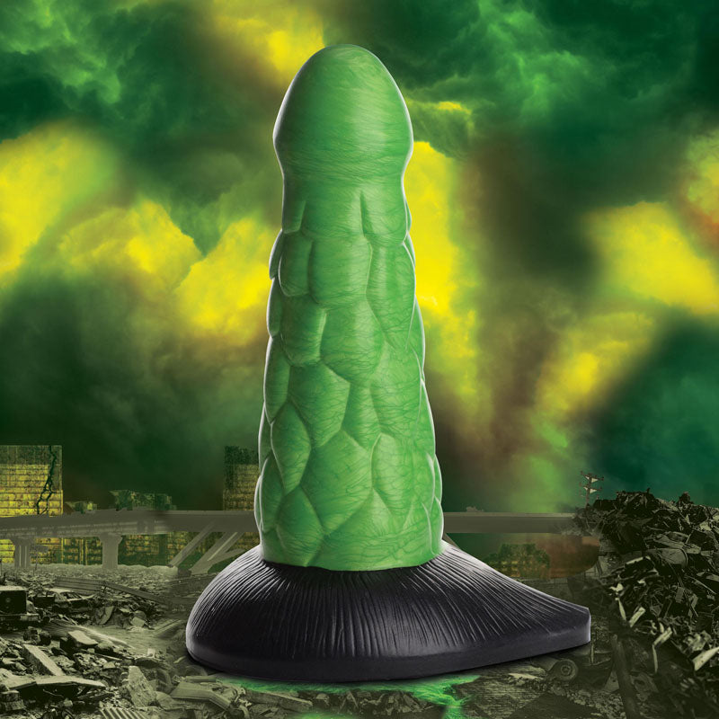 Creature Cocks Radioactive Reptile Thick Scaly Silicone Dildo Anal Plug Sex Toy