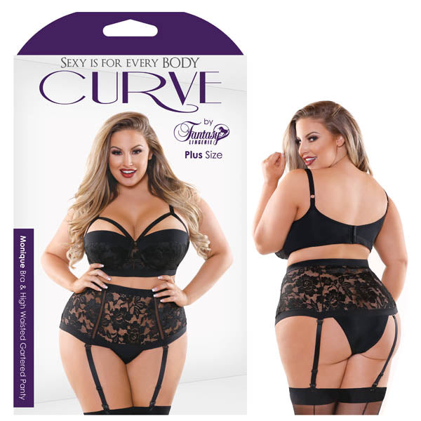 Curve Monique Bra & High Waisted Panty