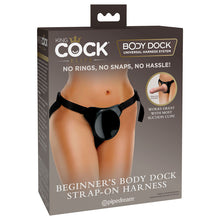 Load image into Gallery viewer, King Cock Elite Beginner&#39;s Body Dock Strap-On Harness Adjustable Sex Toy
