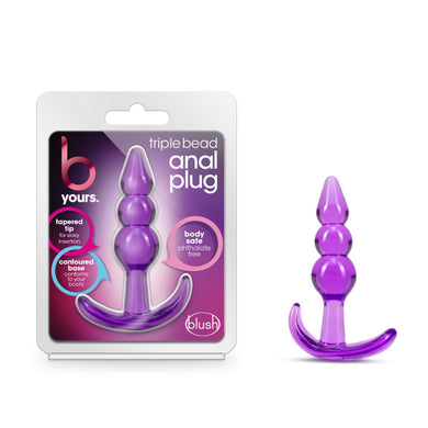 B Yours Triple Bead Anal Plug - LOVEBEE