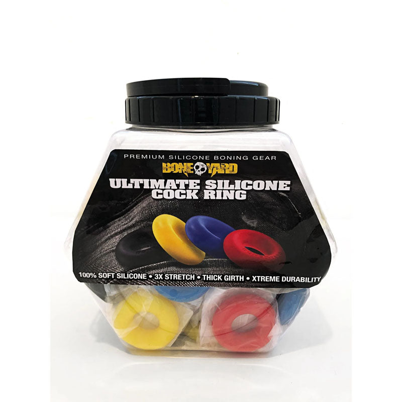 Boneyard Ultimate Silicone Cock Ring Fishbowl