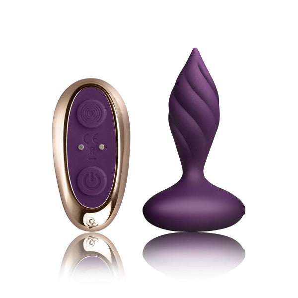 Petite Sensation Desire Butt Plug w Remote Purple