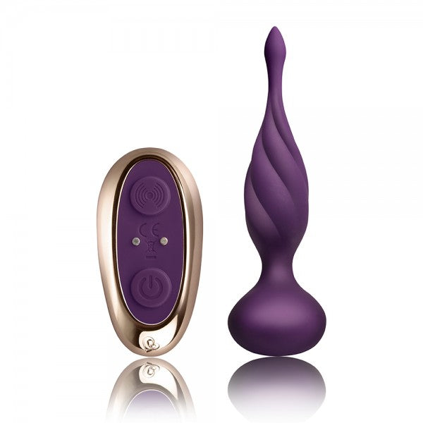 Petite Sensation Discover Butt Plug w Remote Purple