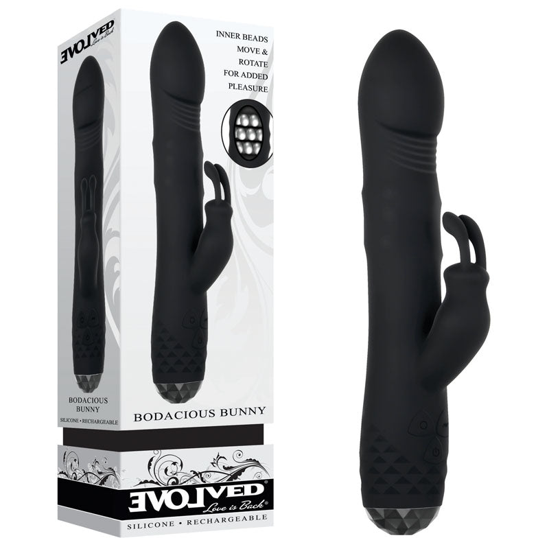 Evolved BODACIOUS BUNNY USB Rechargeable G Spot Rabbit Vibrator Sex Toy