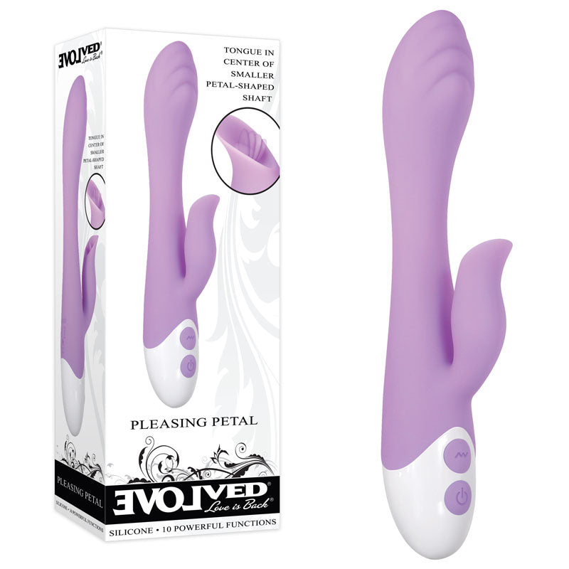 Evolved PLEASING PETAL Clitoral Stimulator & G Spot Vibrator USB Sex Toy