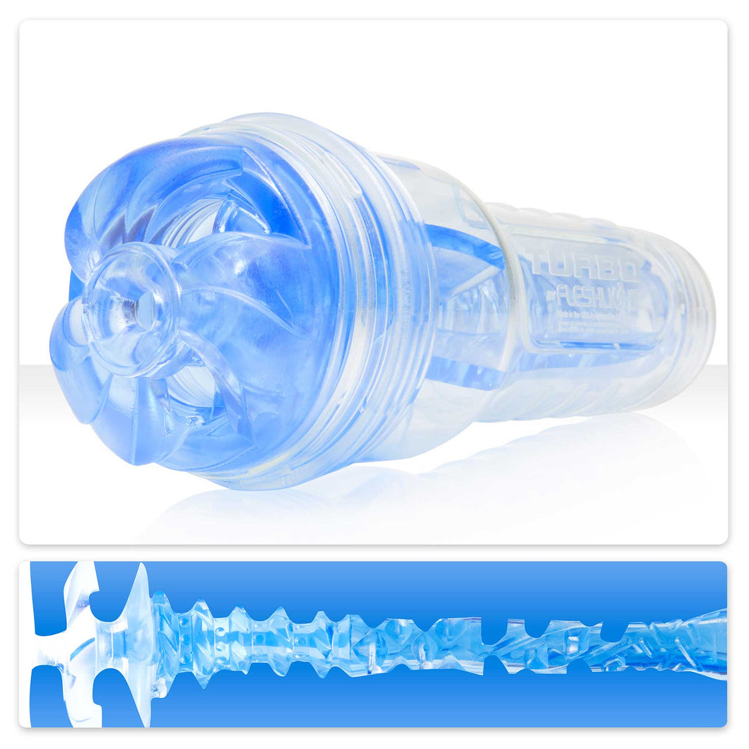 Fleshlight Turbo Thrust - Blue Ice Male Masturbator 3D Textured