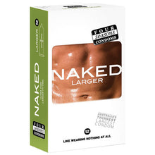 Load image into Gallery viewer, Four Seasons Naked Larger Fitting Condoms 12&#39;s
