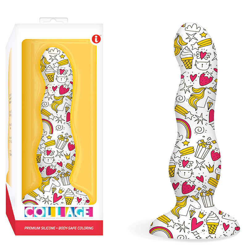 Collage Cupcakes & Unicorns, Curvy