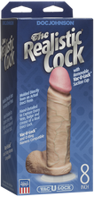 Load image into Gallery viewer, Cock 8&quot; With Removable Vac-U-Lock Suction Cup (Vanilla)
