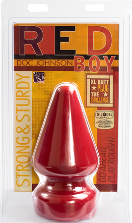 Red Boy Butt Plug The Challenge Giant Huge XXXL Large Anal Plug Sex Toy