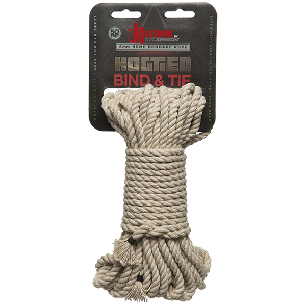 Bind & Tie - Hemp Bondage Rope - 50 Ft