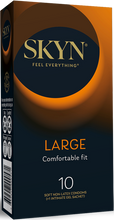 Load image into Gallery viewer, LifeStyles Skyn Large Male Condoms 10&#39;s
