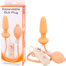 Load image into Gallery viewer, Seven Creations Expandable Inflatable &amp; Vibrating Anal Butt Plug
