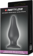 Load image into Gallery viewer, Sturdy Silicone Anal Plug (Black)
