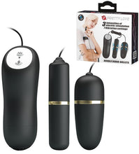 Load image into Gallery viewer, Double Vibro Bullets (Black)
