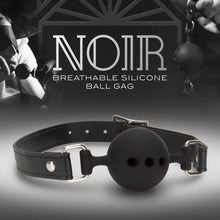 Load image into Gallery viewer, Breathable Silicone Ball Gag (Black)
