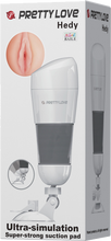 Load image into Gallery viewer, Hedy Ultra Stimulation Vibrating Masturbator (White)
