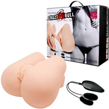 Load image into Gallery viewer, Crazy Bull Missionary Vagina Anal Vibrating Male Masturbator
