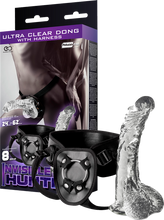 Load image into Gallery viewer, Strap-on Harness With 8&quot; Dong (clear)
