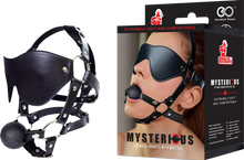 Load image into Gallery viewer, Eye Mask Harness With Ball Gag
