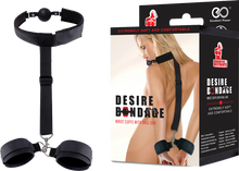 Load image into Gallery viewer, Wrist Cuffs With Ball Gag
