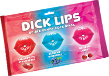Load image into Gallery viewer, Dick Lips Gummy Cock Rings (3 Pack)
