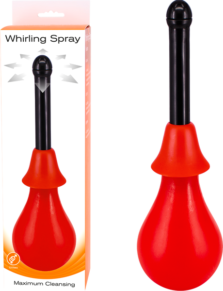 Seven Creations Whirling Spray Douche Anal Vaginal Butt Cleaner Bulb Enema