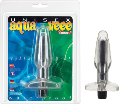 Aqua-Vee Butt Plug (Clear) - LOVEBEE