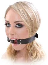 Load image into Gallery viewer, Beginner&#39;s Open Mouth Gag (Black)
