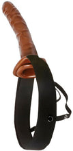 Load image into Gallery viewer, 10&quot; Chocolate Dream Hollow Strap-On - LOVEBEE
