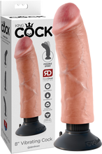 Load image into Gallery viewer, 8&quot; Vibrating Cock (Flesh)
