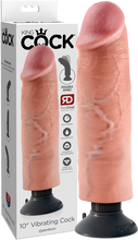 Load image into Gallery viewer, 10&quot; Vibrating Cock (Flesh)
