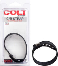 Load image into Gallery viewer, Leather C/b Strap Adjustable 3-snap
