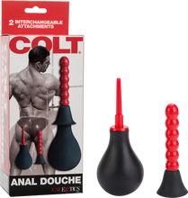 Load image into Gallery viewer, Colt Anal Douche Dual Head Bulb Enema Vaginal Rectal Cleaner
