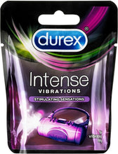 Load image into Gallery viewer, Durex Intense Vibrating Cock Ring Couples Penis Clitoral Stimulator Sex Toy
