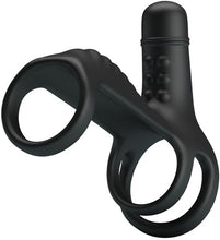Load image into Gallery viewer, Vibrating Penis Sling (Black)
